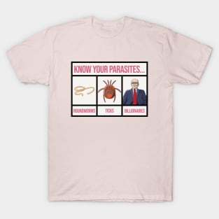 Know Your Parasites - Anti Billionaire T-Shirt